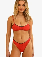 Dippin' Daisy's Britney Triangle Swim Top Pin Up Dot