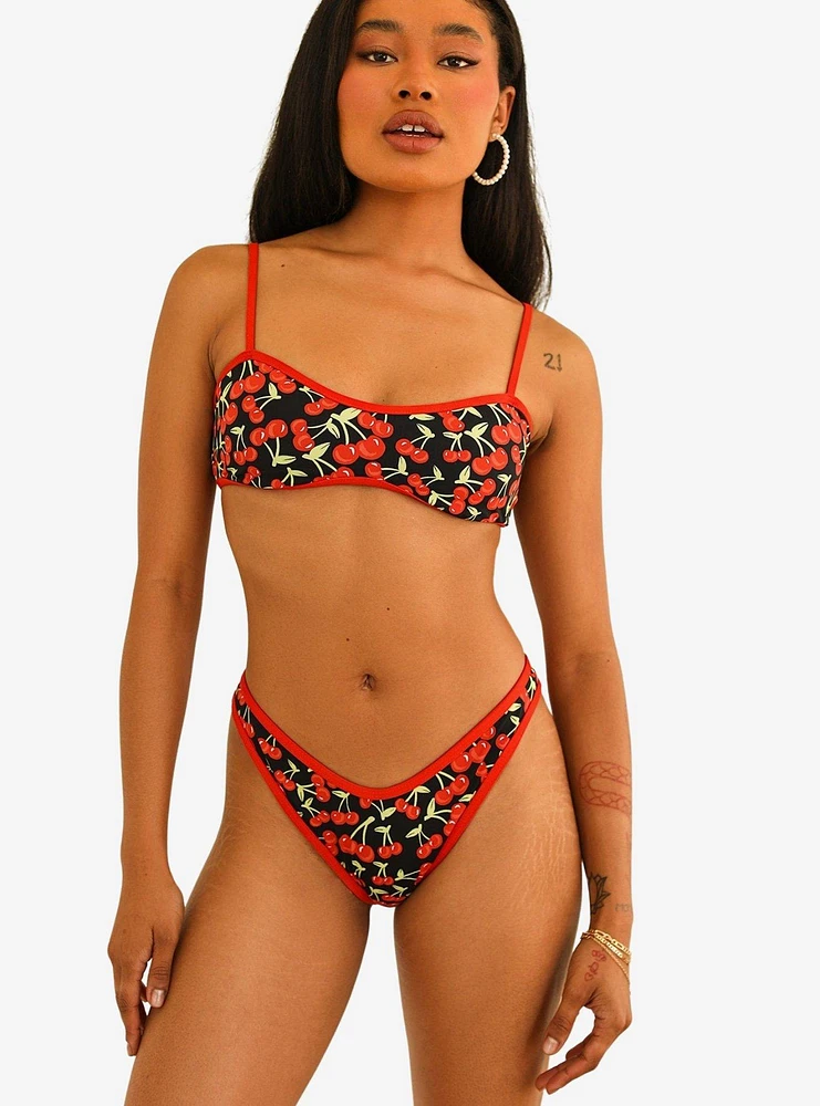 Dippin' Daisy's Blair Adjustable Straps Swim Top Cherise