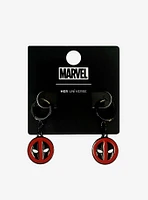 Marvel Deadpool Huggie Hoop Earrings