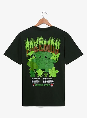 Pokémon Grass Type Portrait T-Shirt - BoxLunch Exclusive