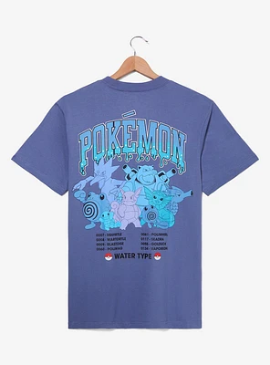 Pokémon Water Type Group Portrait T-Shirt - BoxLunch Exclusive