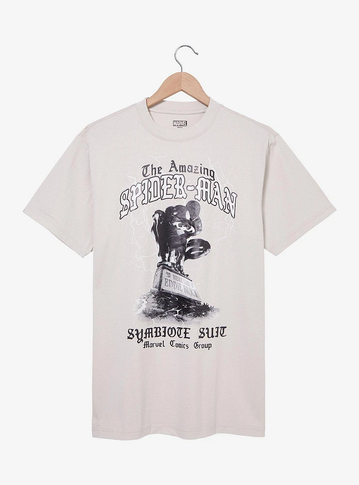 Marvel The Amazing Spider-Man Symbiote Suit Gravestone T-Shirt — BoxLunch Exclusive