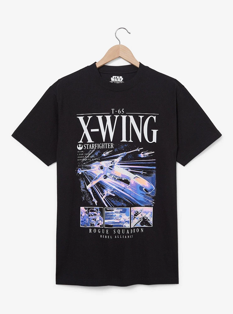 Star Wars X-Wing Starfighter Rogue Squadron T-Shirt — BoxLunch Exclusive