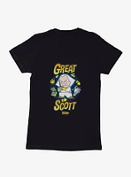 Back To The Future Anime Great Scott Womens T-Shirt