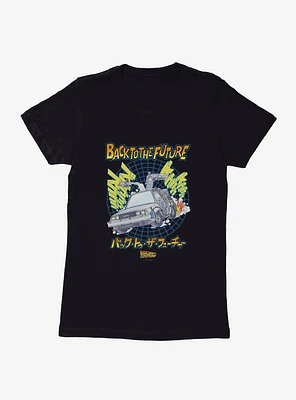 Back To The Future Anime 88MPH Womens T-Shirt