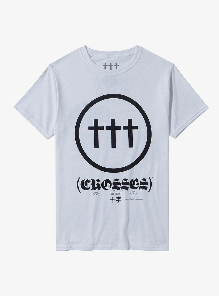 Crosses Logo Tour Boyfriend Fit Girls T-Shirt