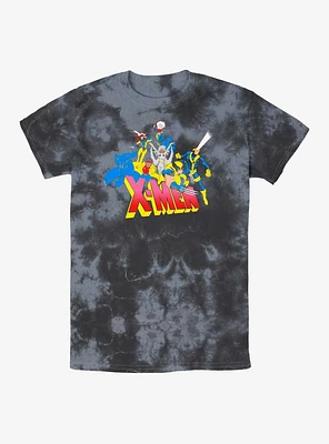 X-Men Group Tie-Dye T-Shirt