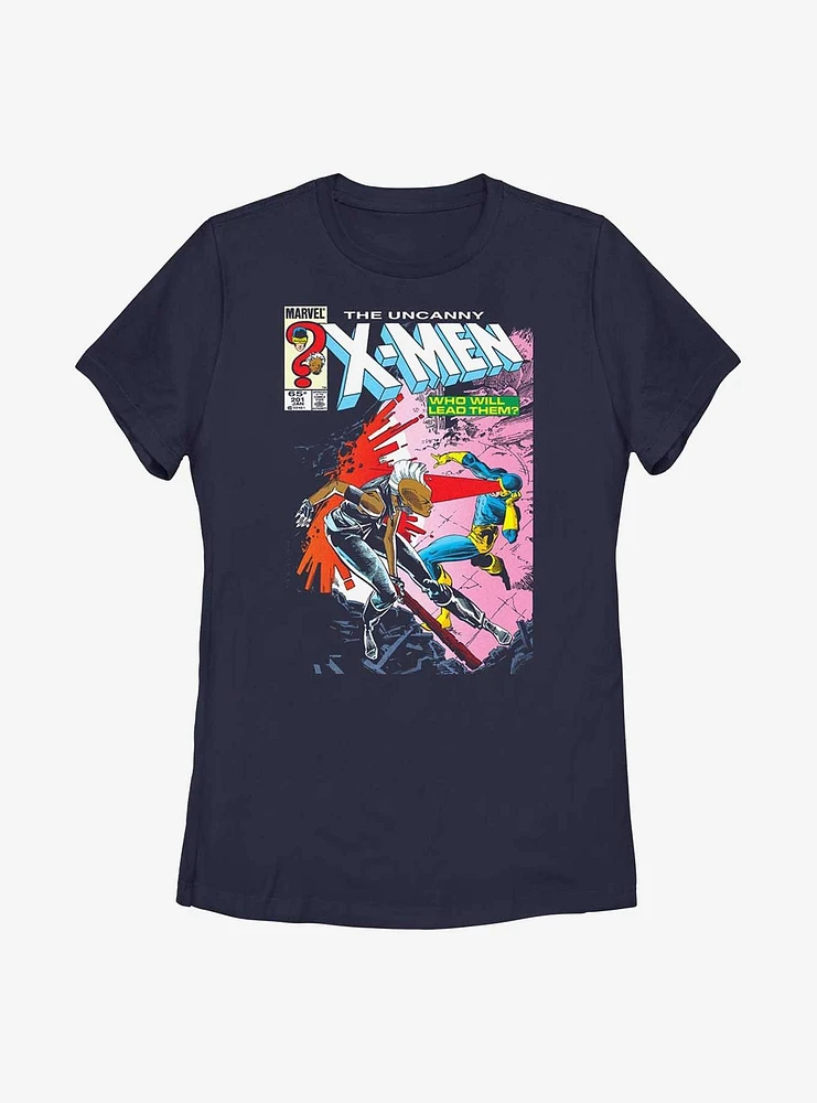 X-Men Storm And Cyclops Cover Womens T-Shirt