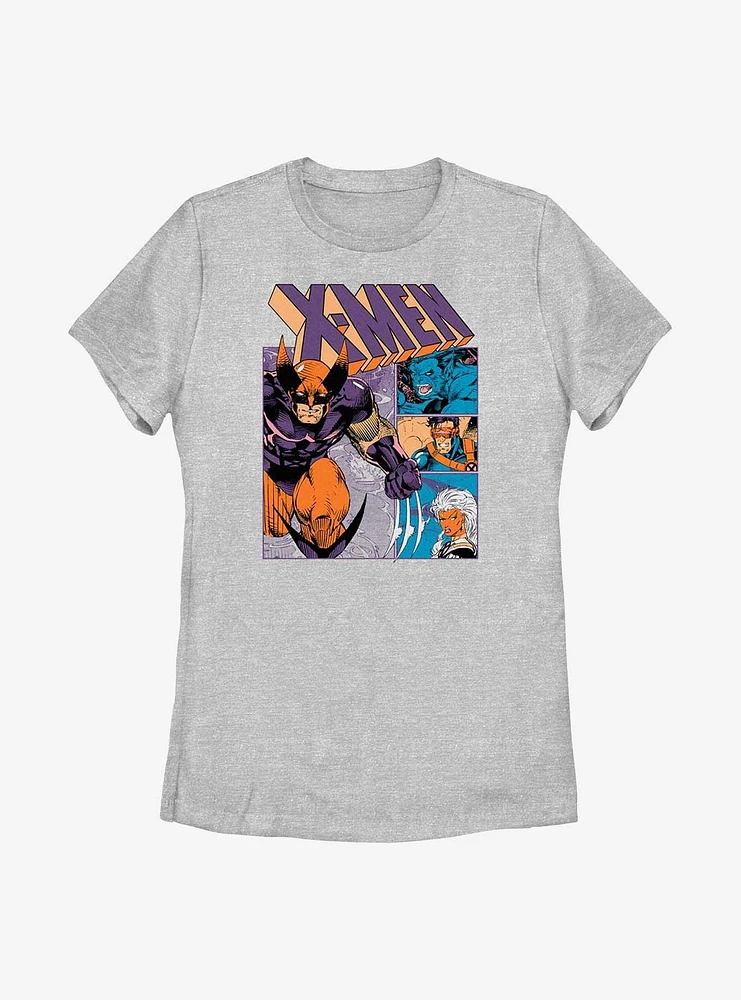 X-Men Team Oasis Panels Womens T-Shirt