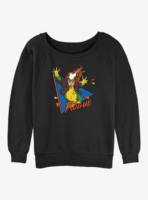 X-Men Rogue Leap Womens Slouchy Sweatshirt