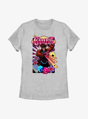 X-Men Gambit Roll Womens T-Shirt