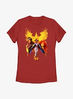 X-Men Diamonds And Fire Womens T-Shirt