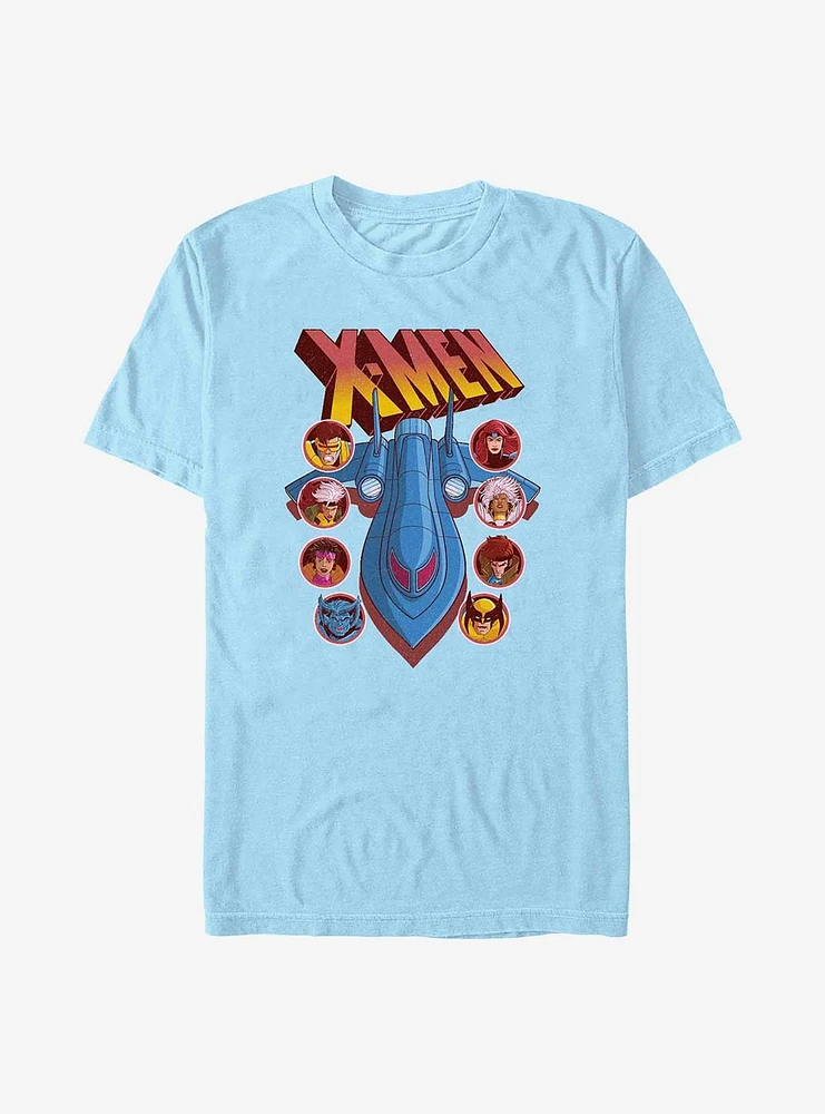 X-Men 90's Plane T-Shirt