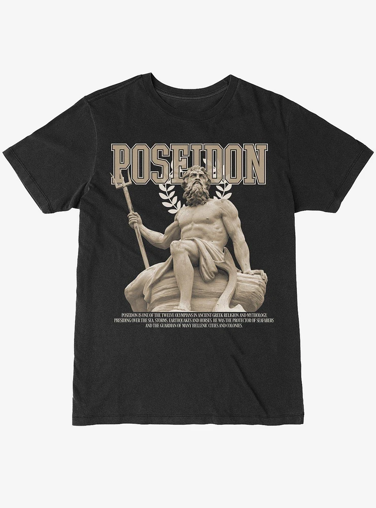 Poseidon Statue T-Shirt