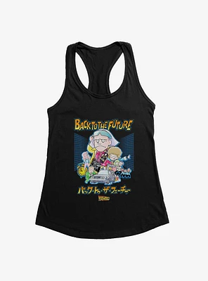 Back To The Future Anime Collage Womens Tank Top