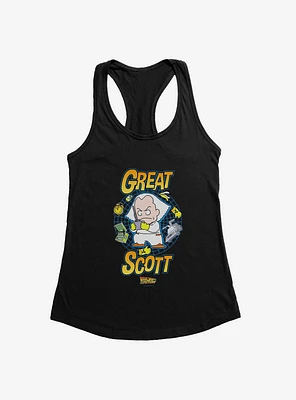 Back To The Future Anime Great Scott Womens Tank Top