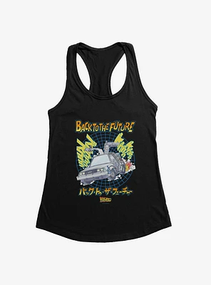 Back To The Future Anime 88MPH Womens Tank Top