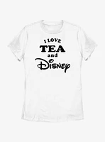 Disney I Love Tea and Womens T-Shirt