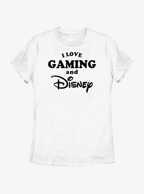 Disney I Love Gaming and Womens T-Shirt