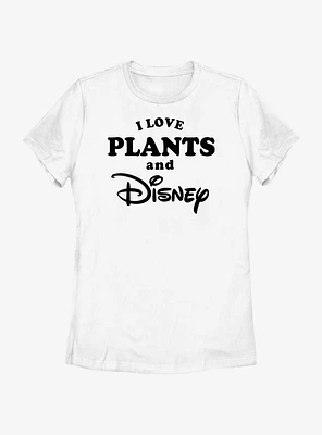 Disney I Love Plants and Womens T-Shirt