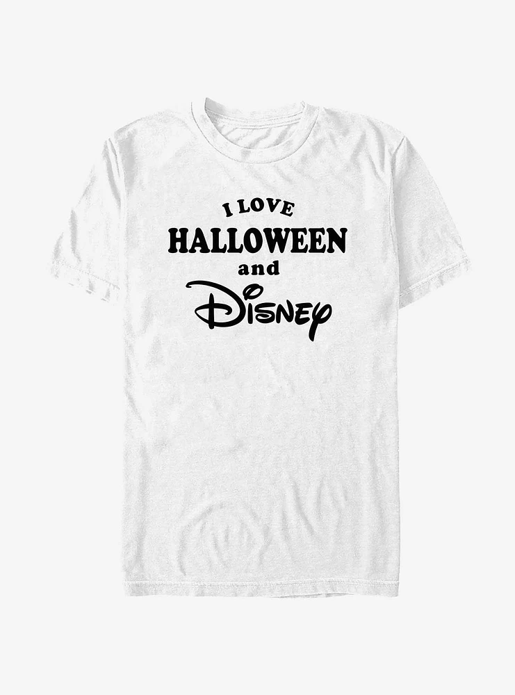 Disney I Love Halloween and T-Shirt