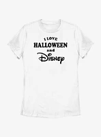 Disney I Love Halloween and Womens T-Shirt