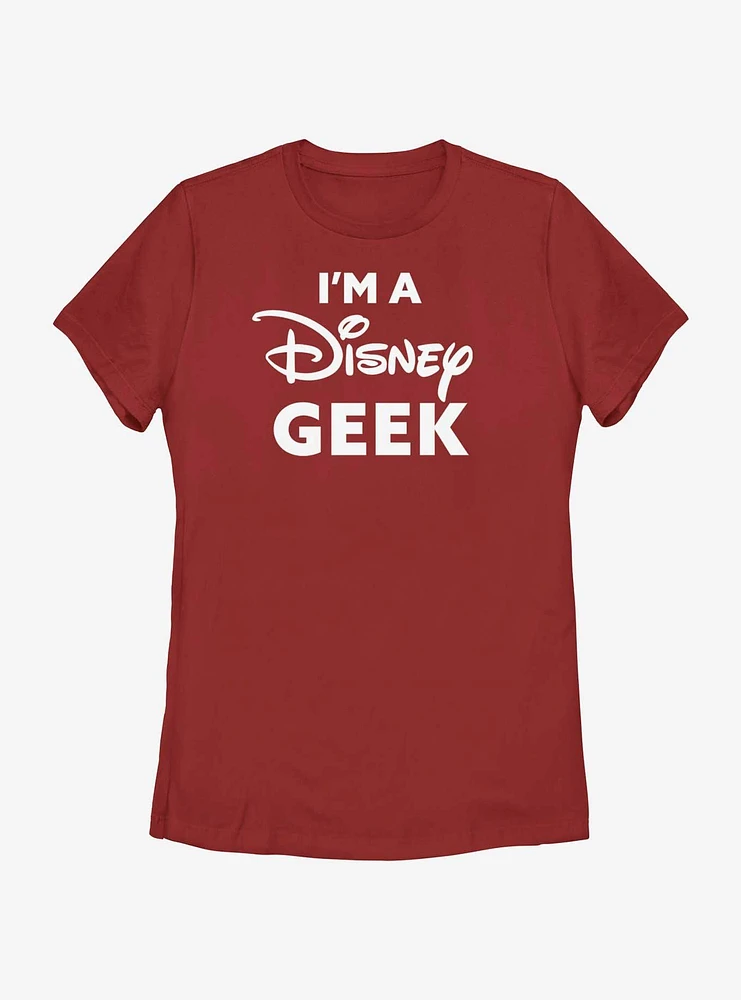 Disney I'm A Geek Womens T-Shirt