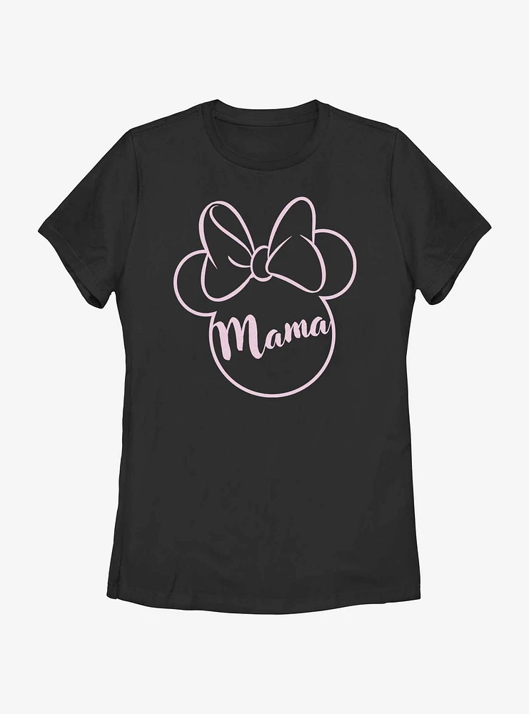 Disney Minnie Mouse Mama Womens T-Shirt