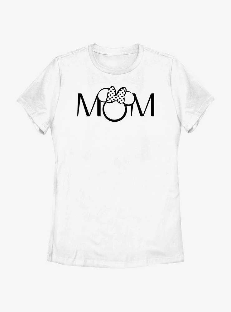 Disney Minnie Mouse Mom Ears Womens T-Shirt