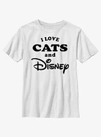 Disney I Love Cats and Youth T-Shirt