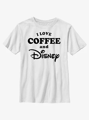 Disney I Love Coffee and Youth T-Shirt