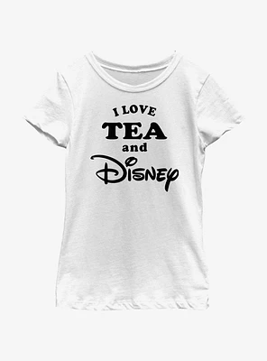 Disney I Love Tea and Girls Youth T-Shirt