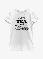 Disney I Love Tea and Girls Youth T-Shirt