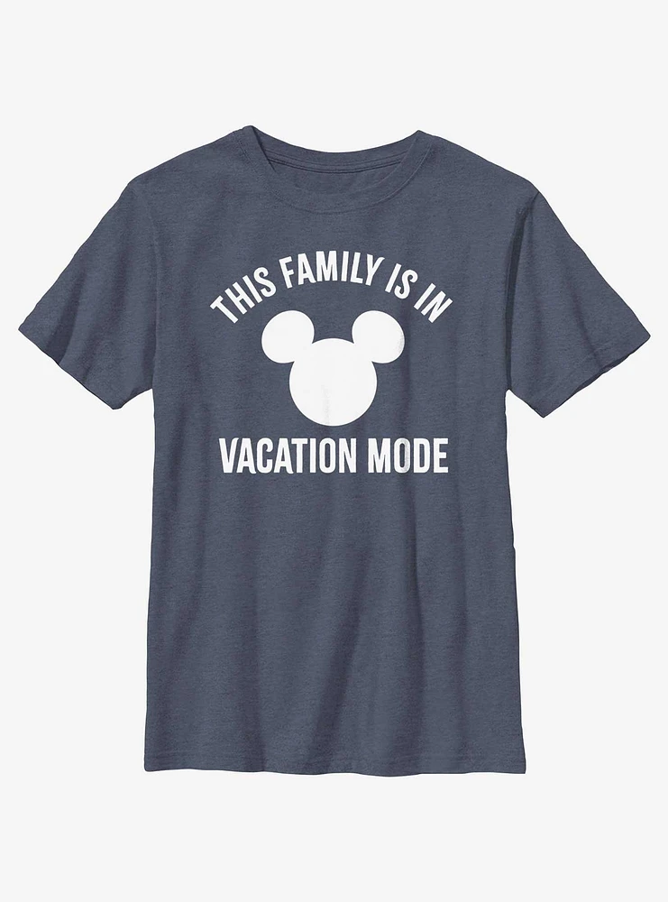 Disney Mickey Mouse This Family Is Vacation Mode Youth T-Shirt