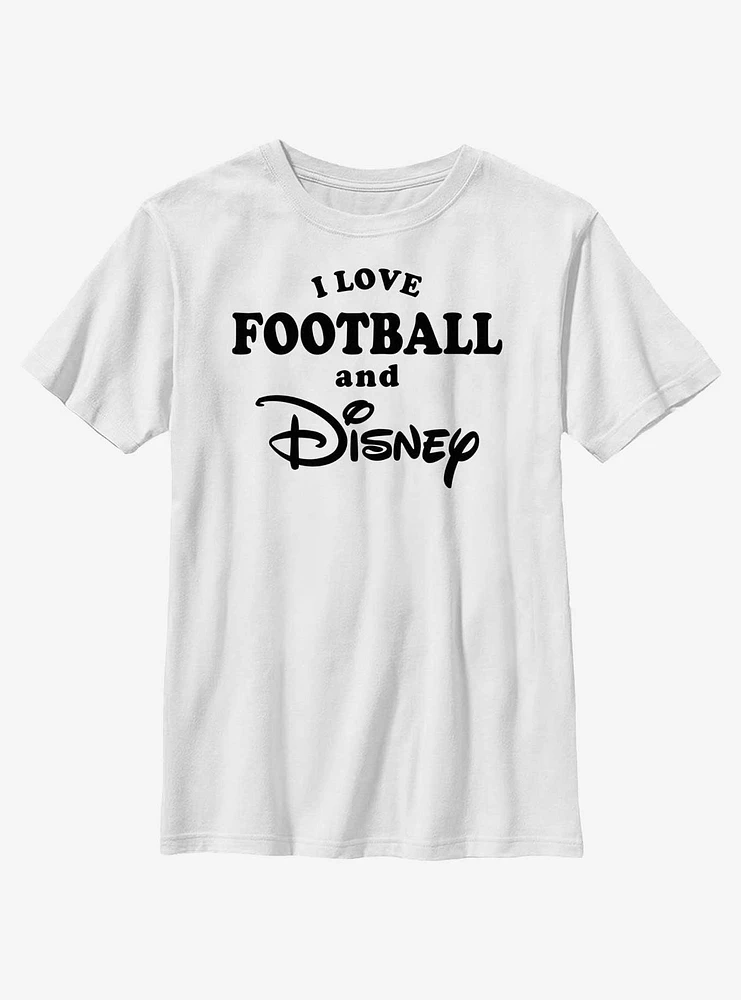 Disney I Love Football and Youth T-Shirt