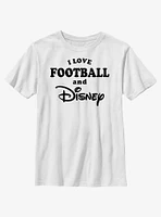 Disney I Love Football and Youth T-Shirt