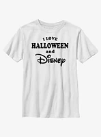 Disney I Love Halloween and Youth T-Shirt