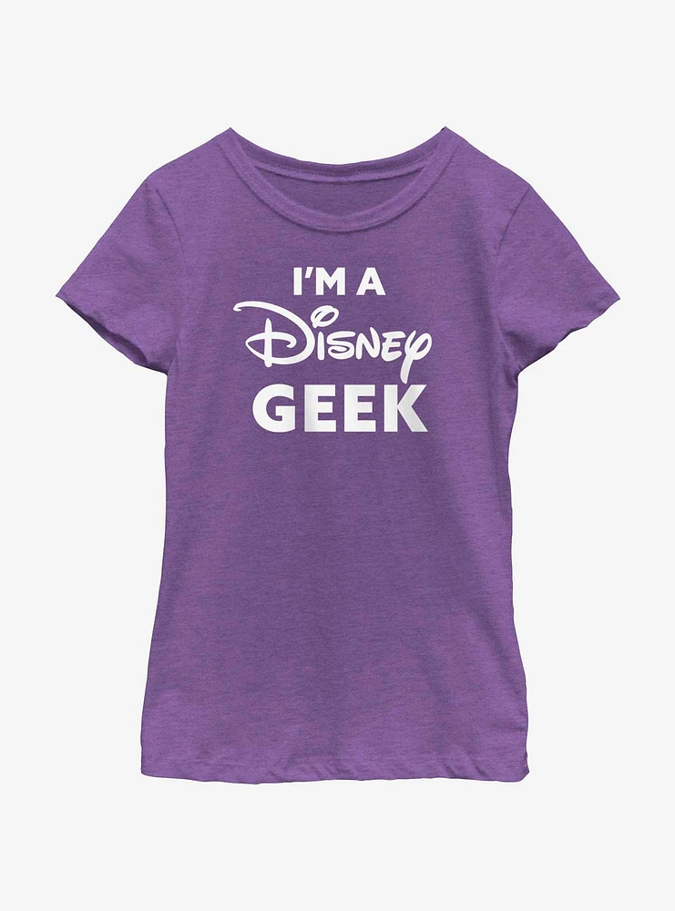 Disney I'm A Geek Girls Youth T-Shirt