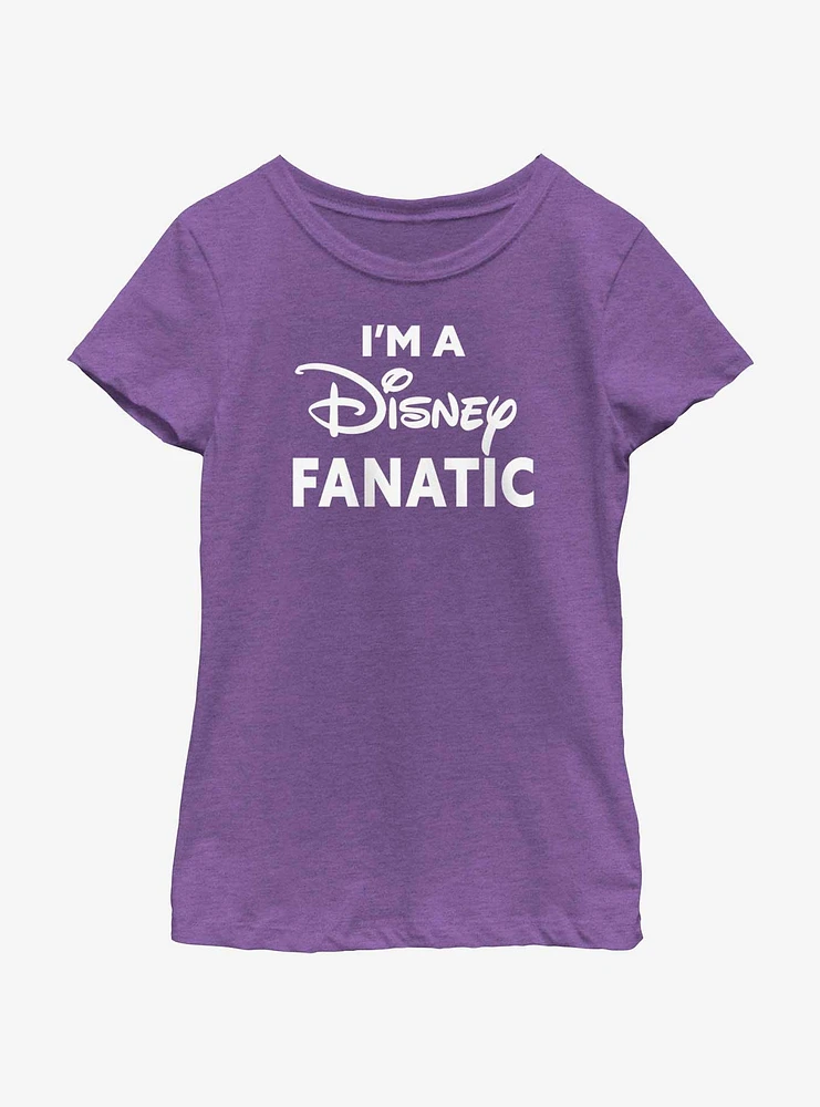 Disney I'm A Fanatic Girls Youth T-Shirt