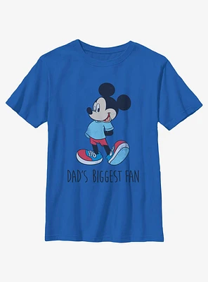 Disney Mickey Mouse Dad's Biggest Fan Youth T-Shirt