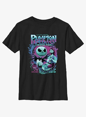 Disney The Nightmare Before Christmas Pumpkin King World Tour Youth T-Shirt