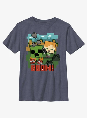 Minecraft Boom Youth T-Shirt