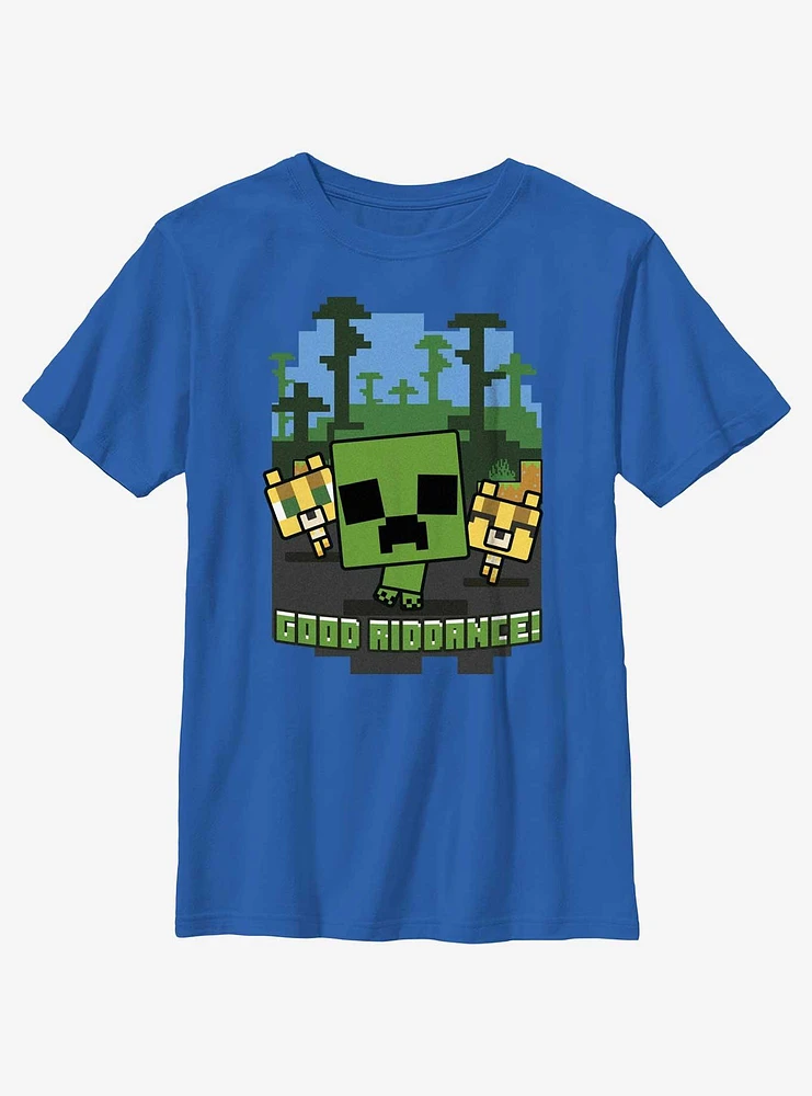 Minecraft Good Riddance Youth T-Shirt