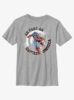 Marvel Captain America Icon Running Youth T-Shirt