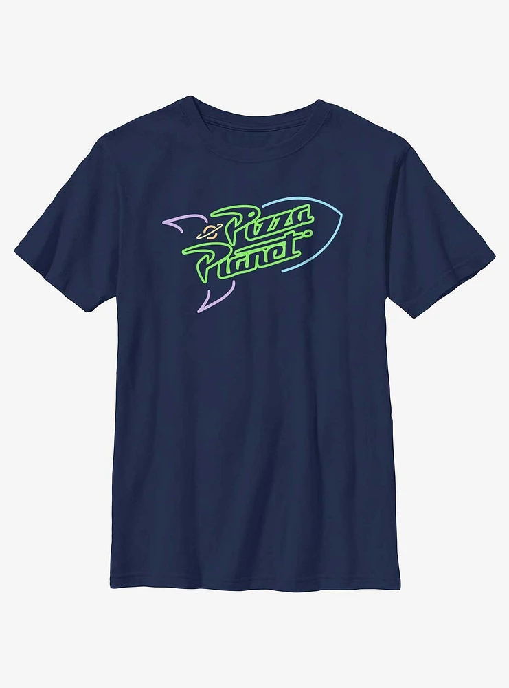 Disney Pixar Toy Story Retro Pizza Planet Logo Youth T-Shirt