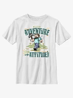 Minecraft Adventure Is An Attitude Run Youth T-Shirt