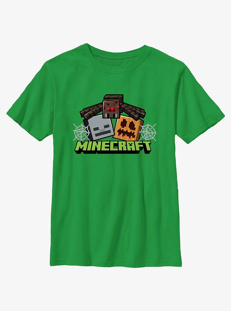 Minecraft Spooky Vibes Youth T-Shirt