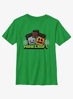 Minecraft Spooky Vibes Youth T-Shirt