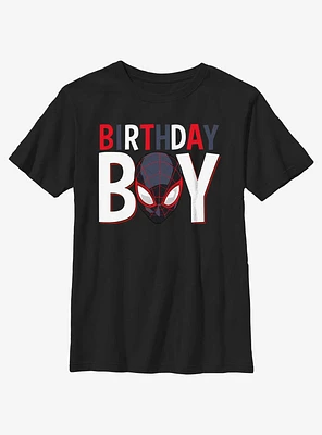 Marvel Spider-Man Birthday Boy Miles Morales Youth T-Shirt