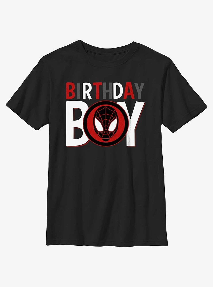 Marvel Spider-Man Birthday Boy Youth T-Shirt